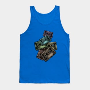 drawing cassette tape Tank Top